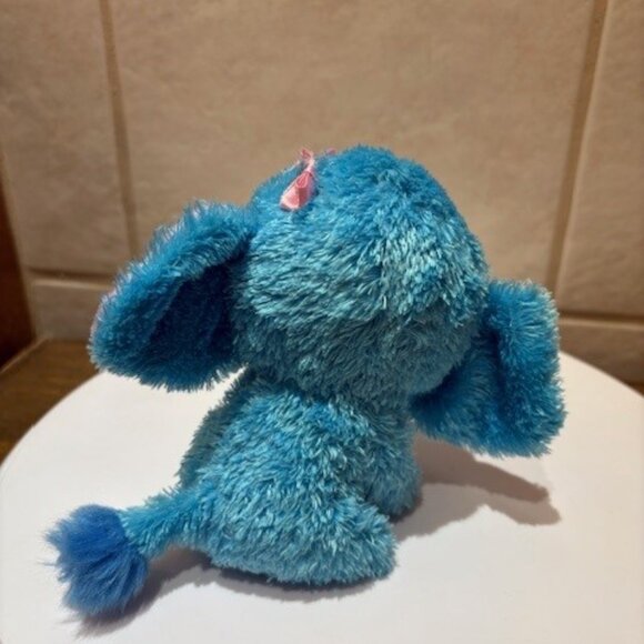 Blueberry Elephant Wild Republic Plush 5", Sweet & Sassy, Rainbow Eyes, 2013 - Picture 3 of 6